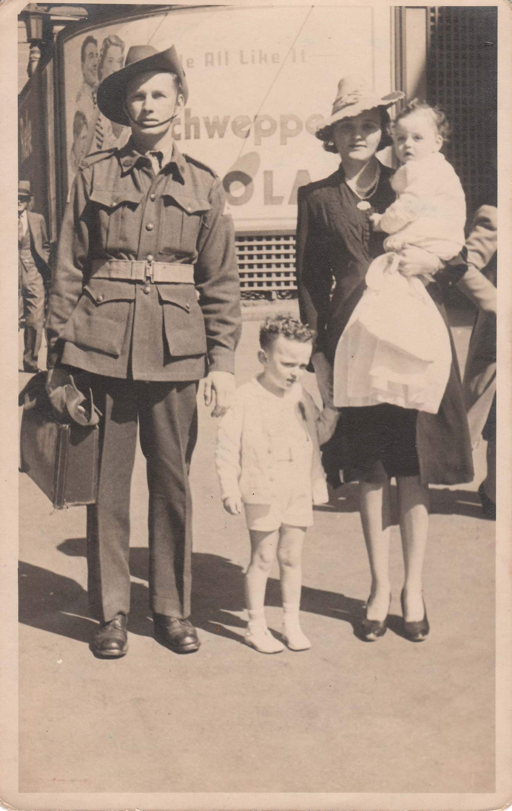 Dad on leave in 1942